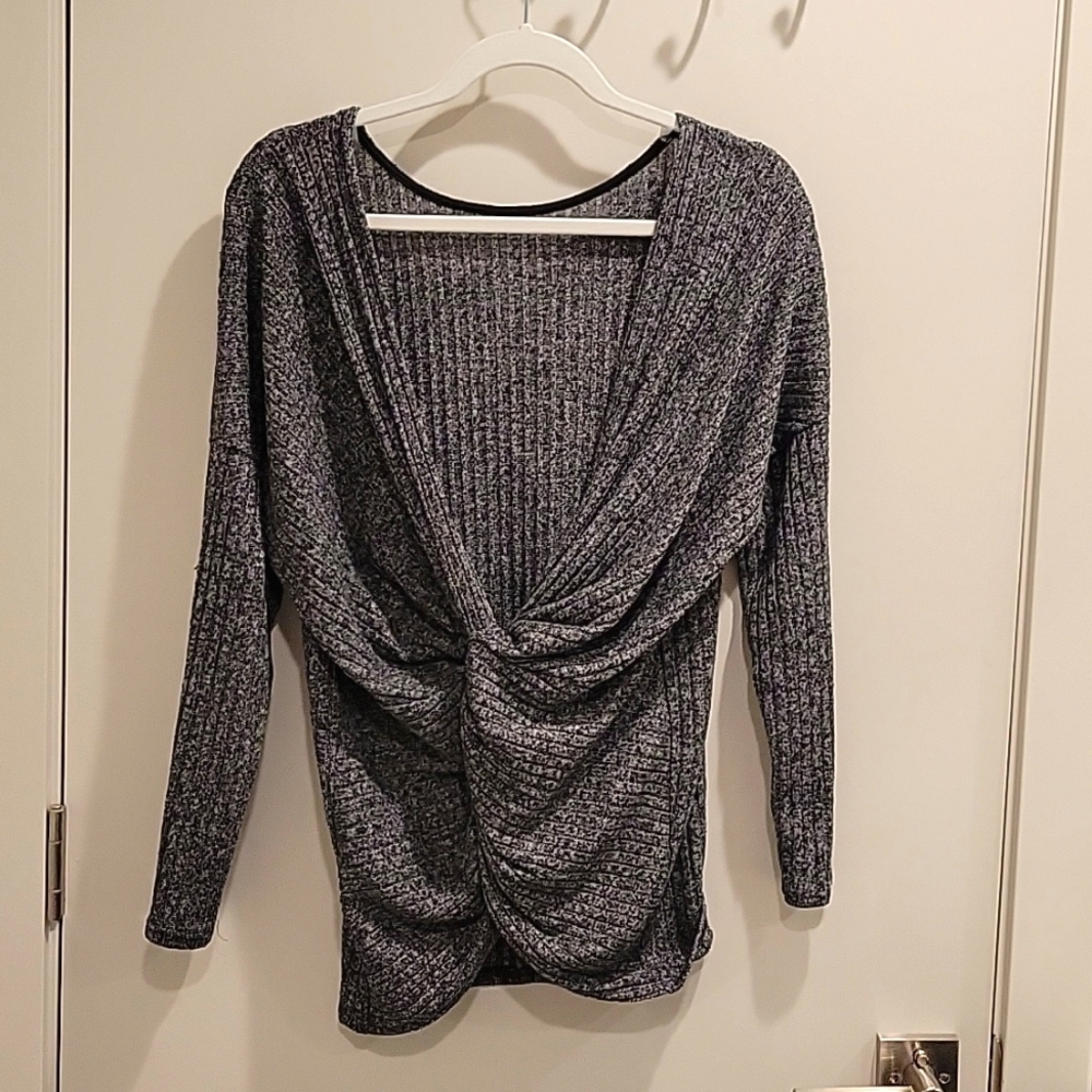 Fantastic Fawn wrap back blouse